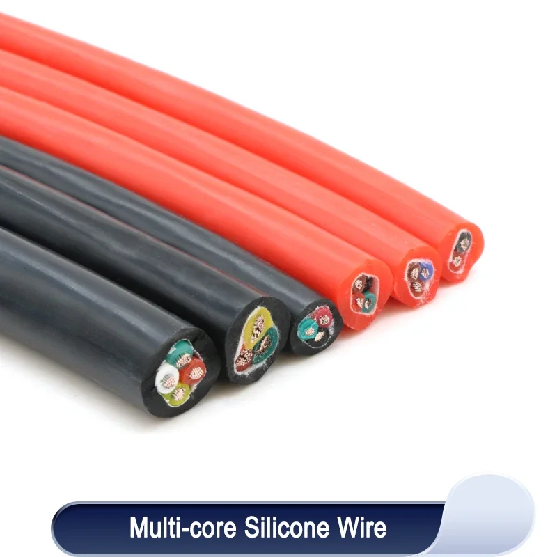 Wire 22 Gauge Copper - Câble en caoutchouc de silicone flexible,