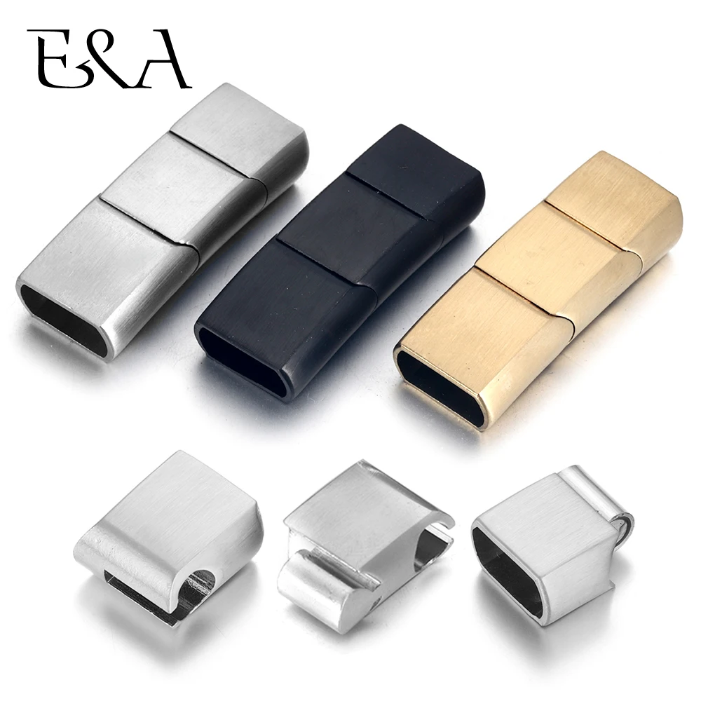 Jewelry Making Brass - Fermoir magnétique étendu en acier inoxydable,