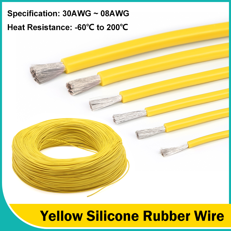 Wire 22 Gauge Copper - Fils en caoutchouc de Silicone souple