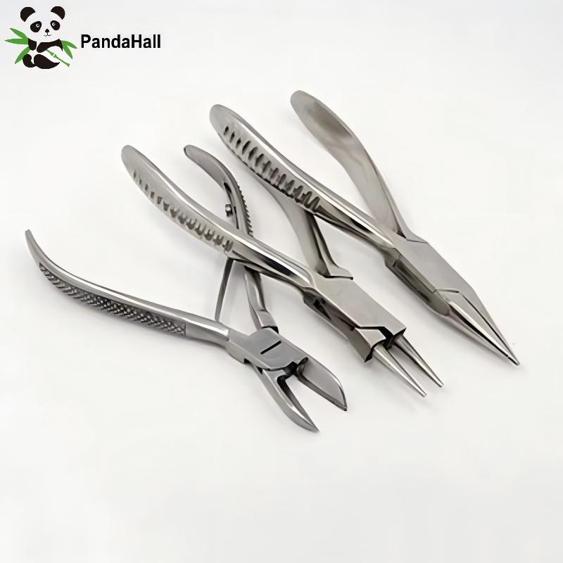 Jewelry Making Needle Nose Pliers - PandaHall Lot de 3 pinces coupantes