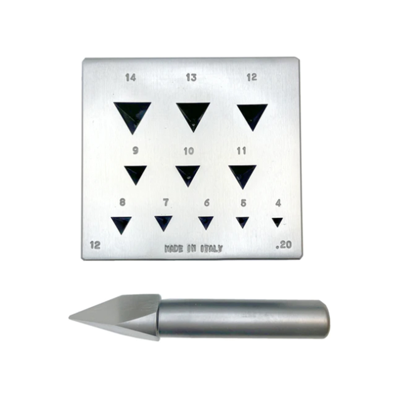 Xtool Jewelry Making - Bloc de sertissage triangulaire OMO avec