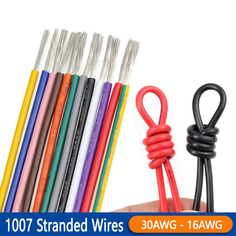 Wire 22 Gauge Copper - Fil électrique multibrins 1007 de 20/50
