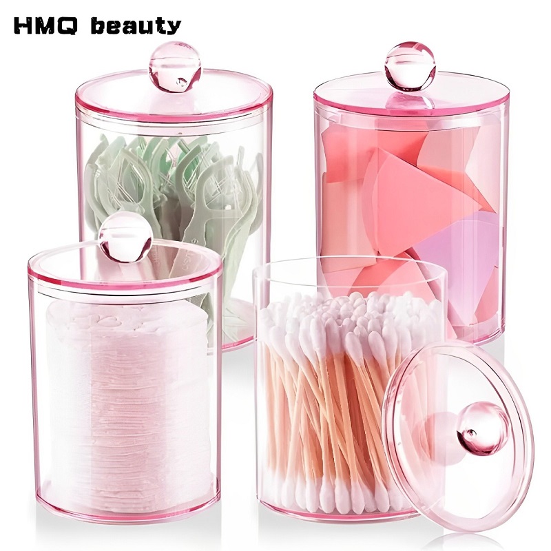 Jewelry Making Organizer Box - Boîte de rangement transparente pour coton-tige,