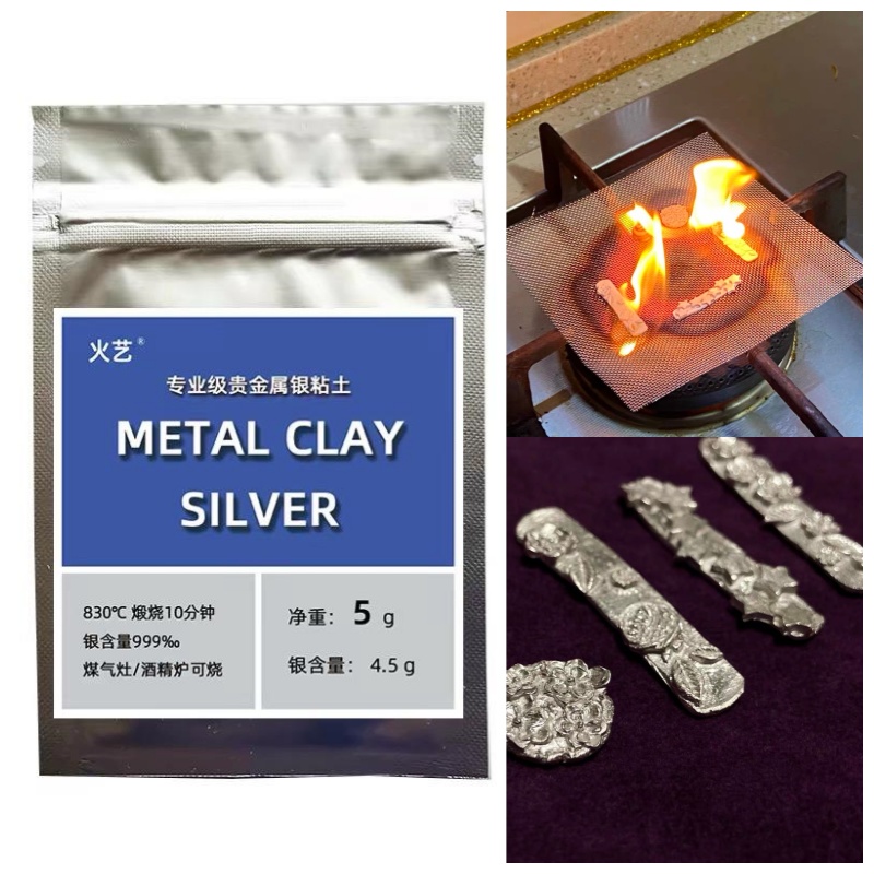 Jewelry Making For Couples - Argile d'argent pur 5g/10g pour la