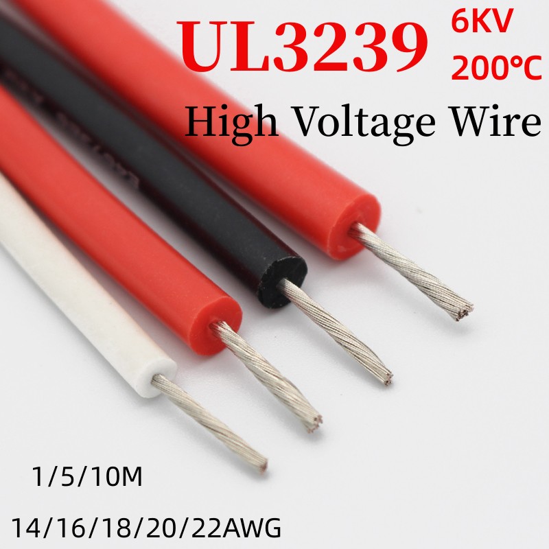 Wire 22 Gauge Copper - Fil haute tension 6KV en Silicone