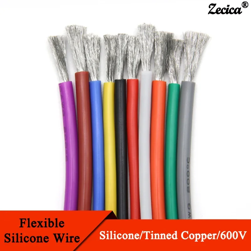Wire 22 Gauge Copper - Câble résistant à la chaleur 1M/5M,