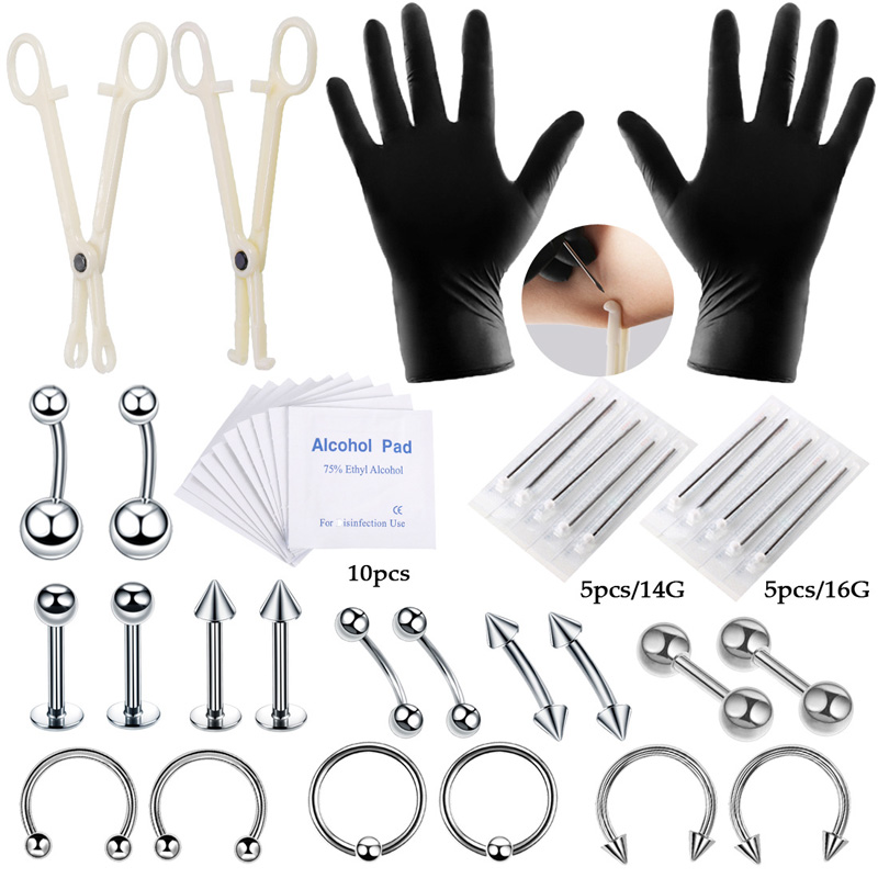 Jewelry Making Needle Nose Pliers - Kit d'Outils de Perçage du Corps,