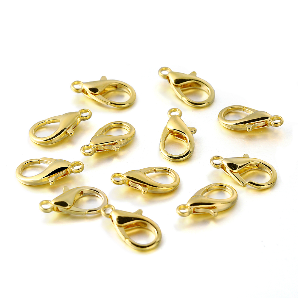 Jewelry Making Chain - 10 pièces de fermoirs mousquetons de