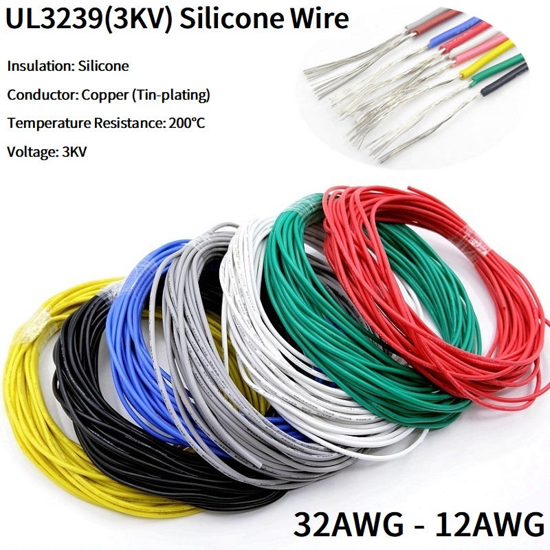 Wire 22 Gauge Copper - Fil de cuivre 2M/5M 32 28