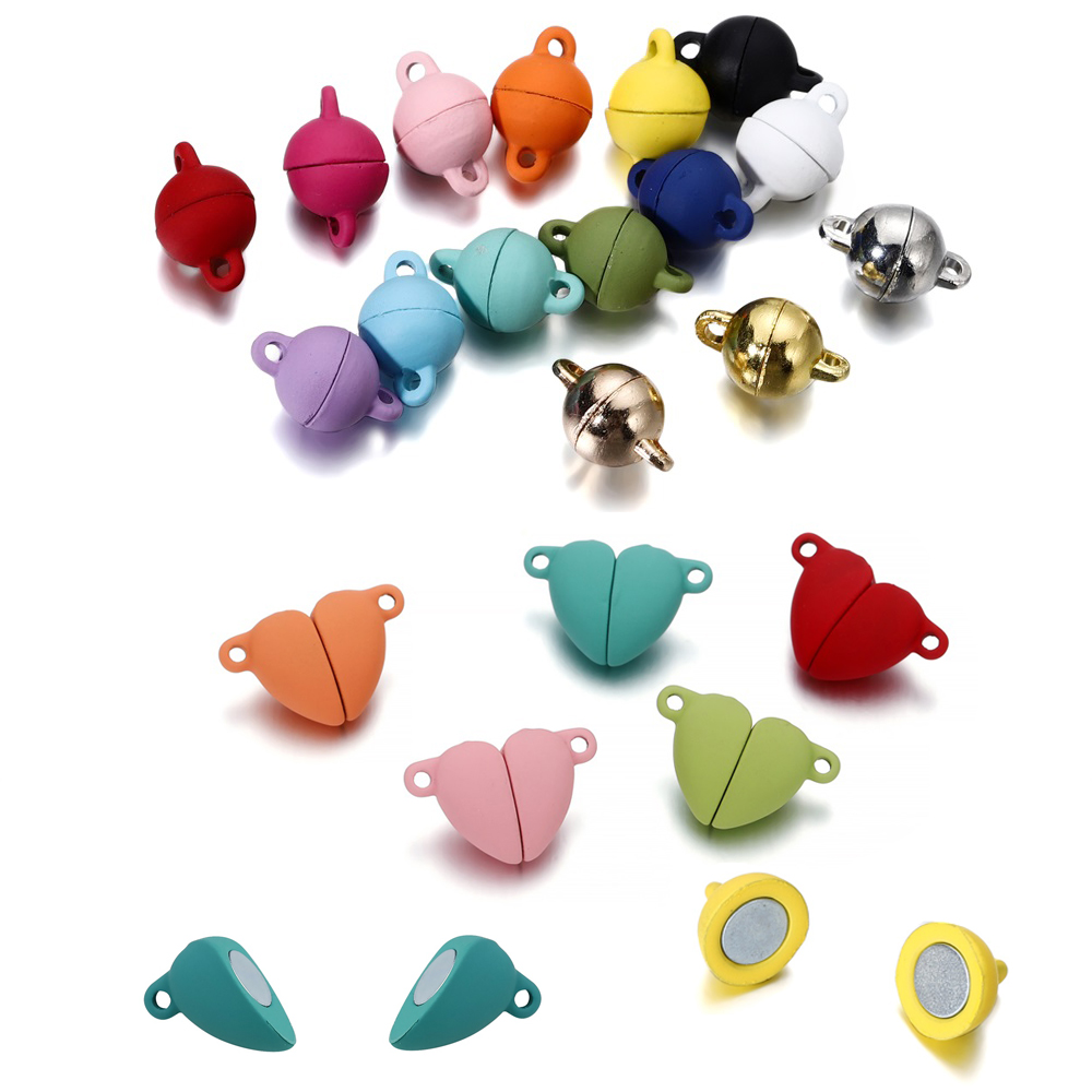 Jewelry Making For Couples - Connecteur magnétique en forme de cœur