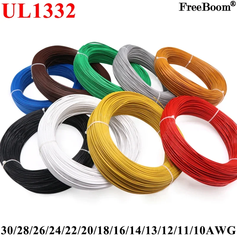 Wire 22 Gauge Copper - Fil électronique haute température isolé FEP,