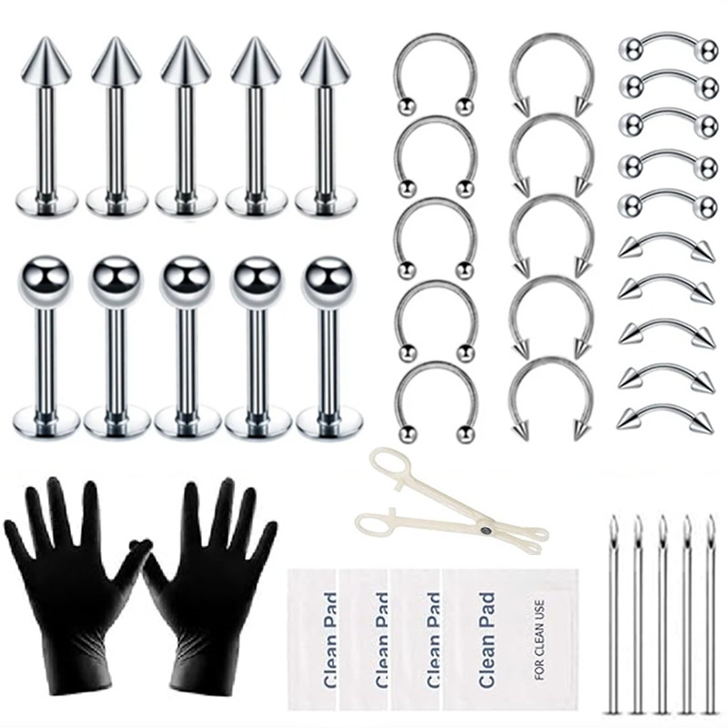 Jewelry Making Needle Nose Pliers - Kit d'outils de perçage corporel professionnel,