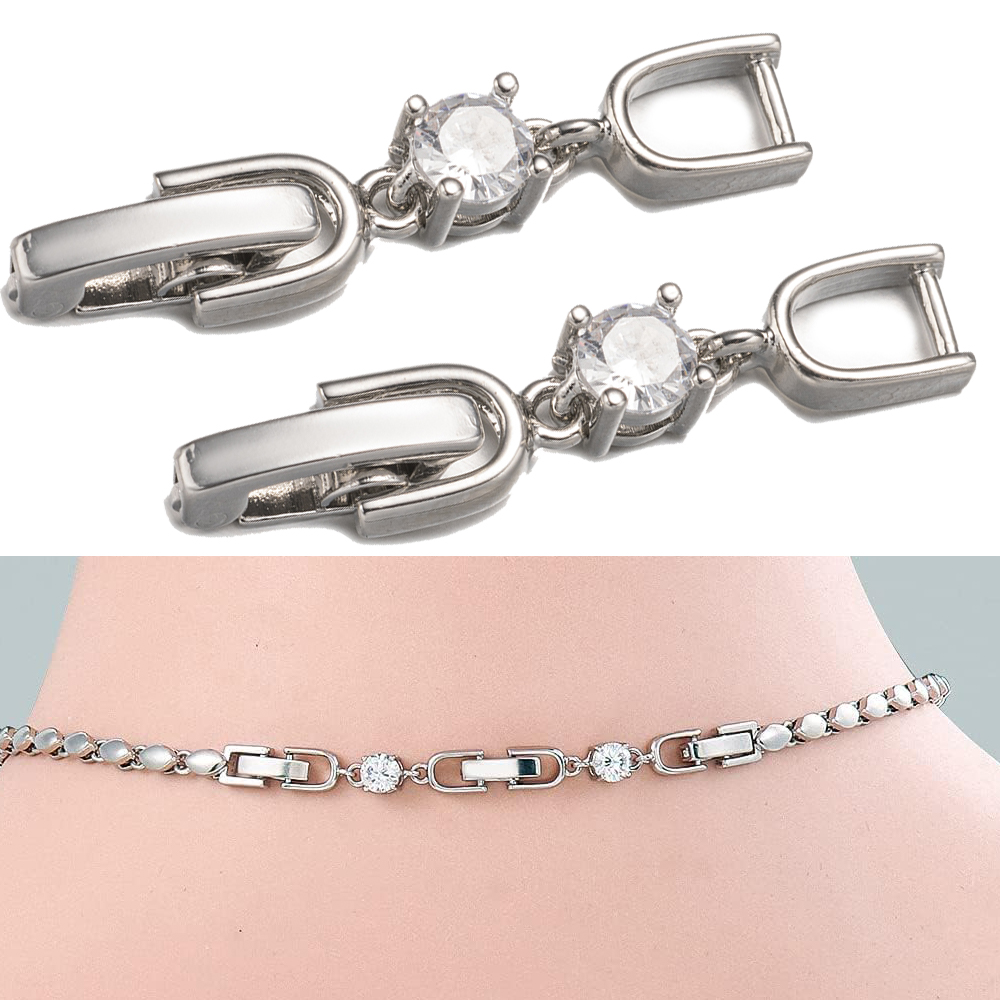 Jewelry Making Set - Ensemble de fermoirs d'extension pliables en