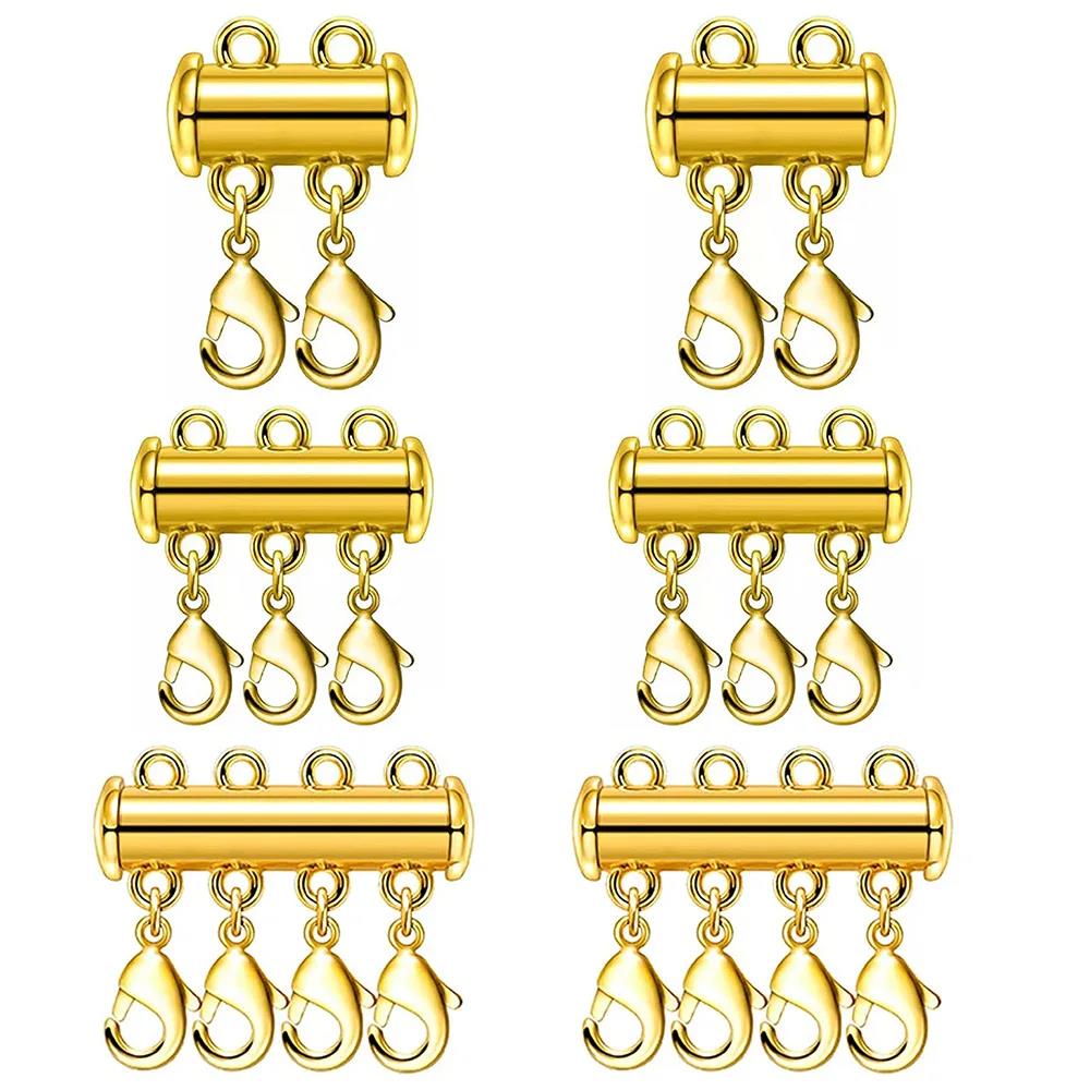 Jewelry Making Brass - 2 pièces Multi brin collier couche