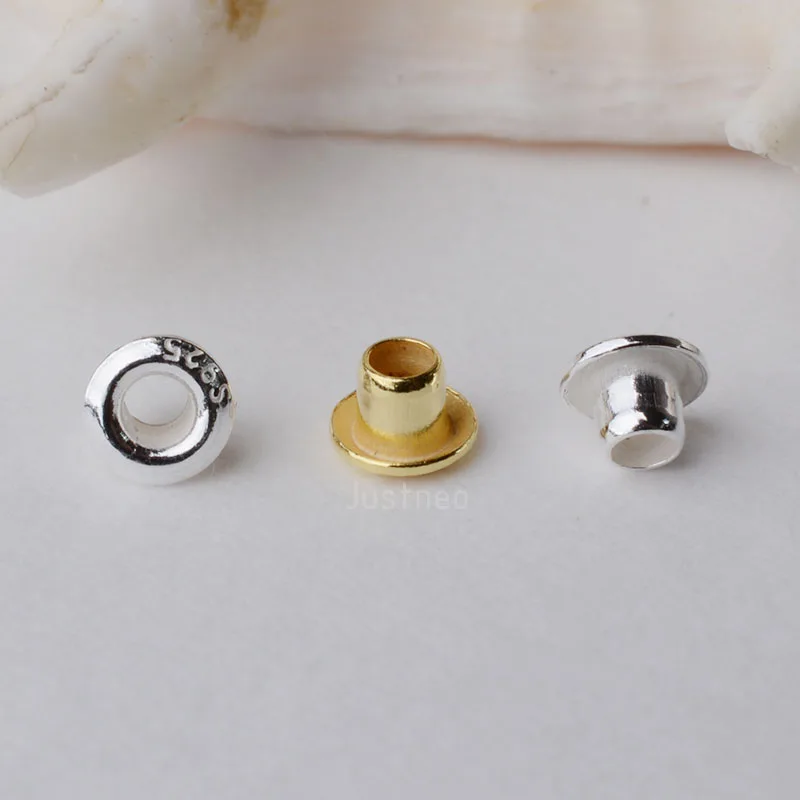 Jewelry Making Rivets - Rivet à œillets en argent Sterling