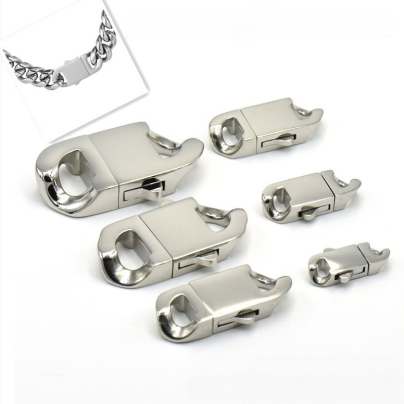 Jewelry Making Chain - Fermoir à ressort en acier inoxydable,