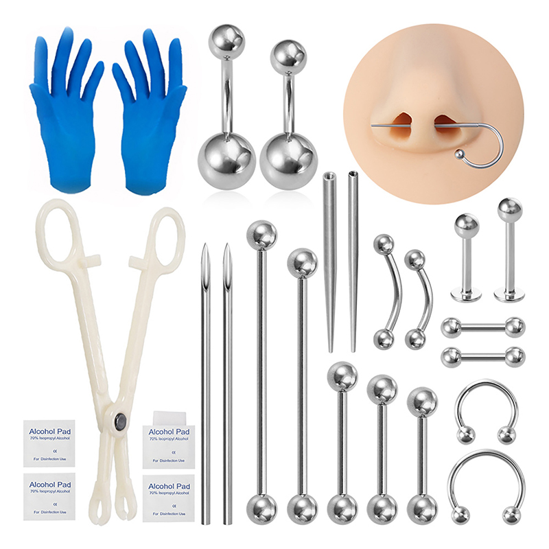 Jewelry Making Needle Nose Pliers - Kit de perçage corporel en acier