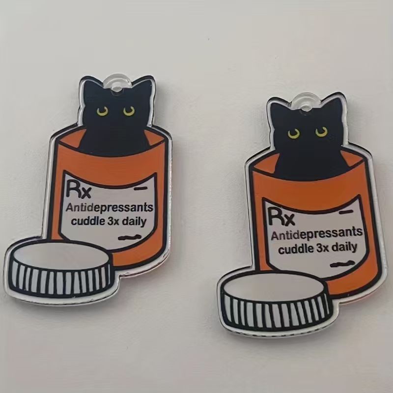 Pendentif chat en acrylique, 1 - Jewelry Making Necklaces avis et prix