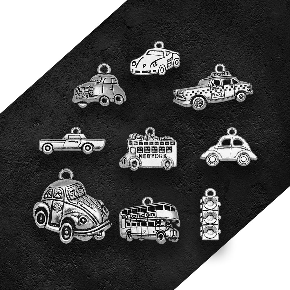Argent plaqué Taxi Bus voiture - Jewelry Making In London avis et prix