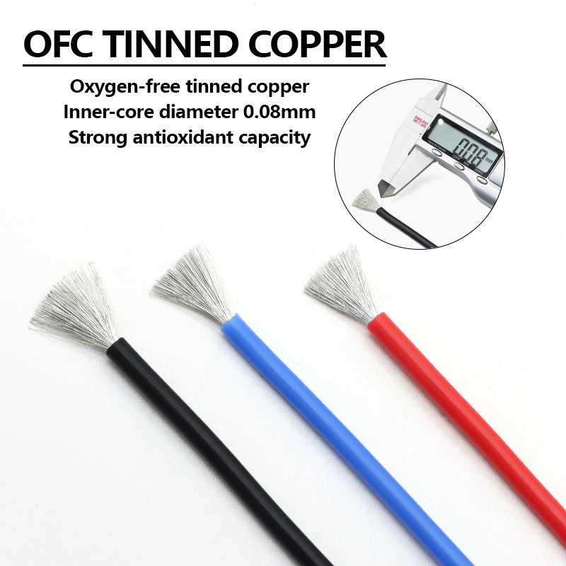 Fils en caoutchouc de Silicone - Wire 22 Gauge Copper avis et prix
