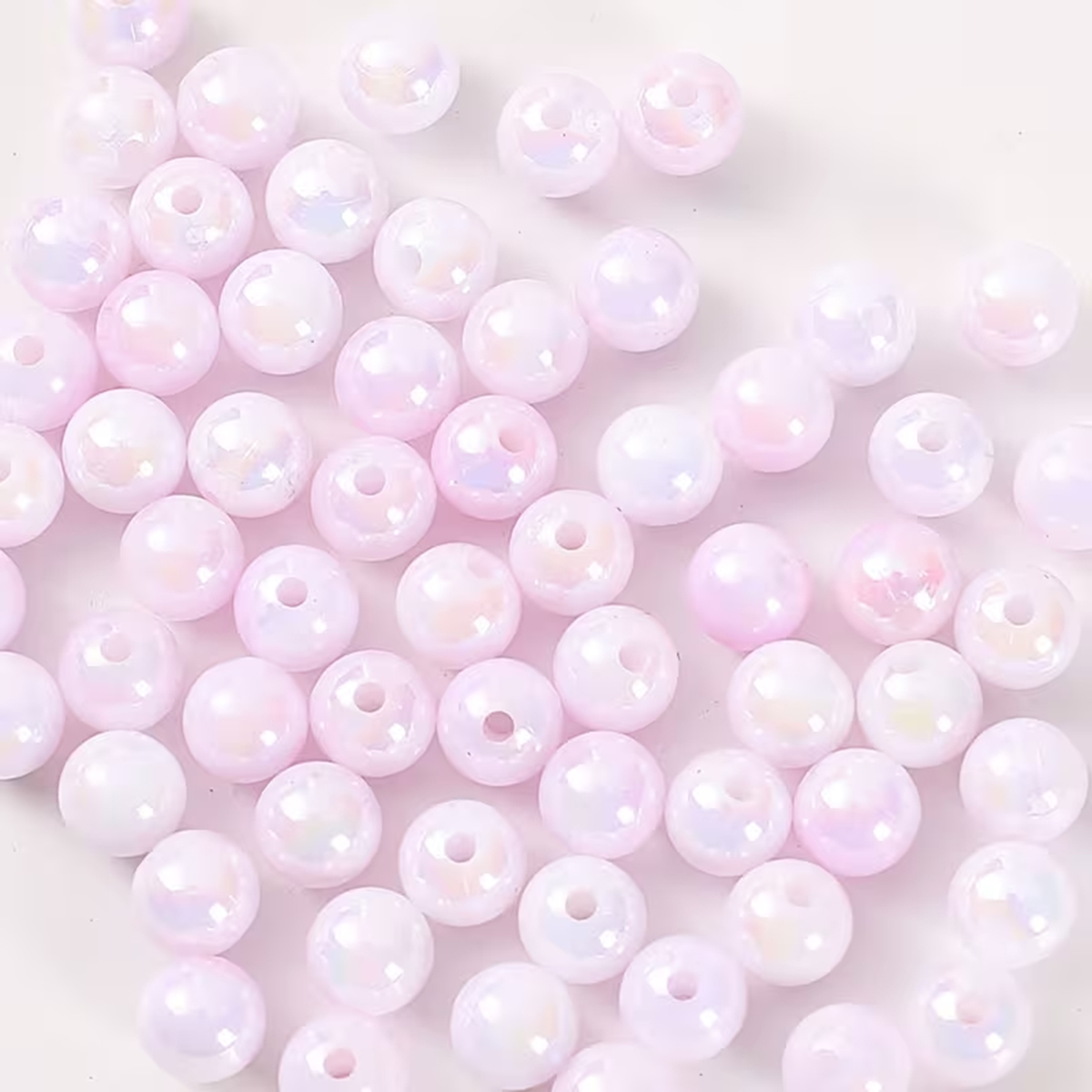 Perles acryliques roses de 8mm - Jewelry Making For Couples avis et prix