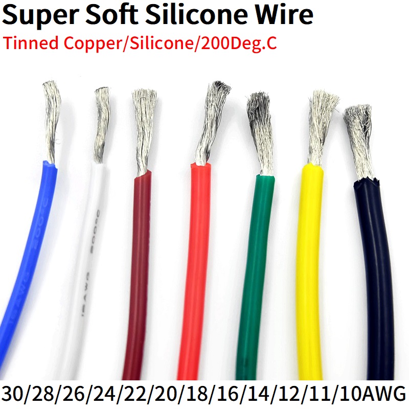 Fil de caoutchouc de Silicone  - Wire 22 Gauge Copper avis et prix