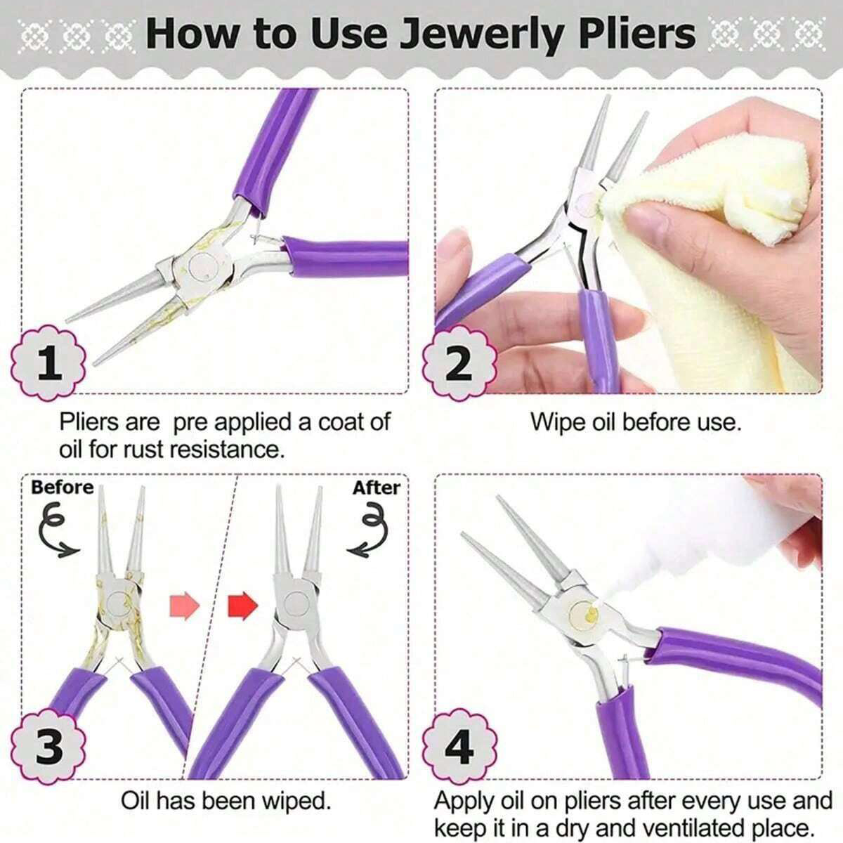 Ensemble d'outils de fabricati - Jewelry Making Needle Nose Pliers avis et prix