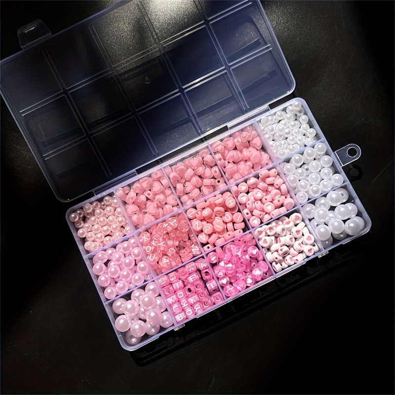 Boîte alphabet rose 10 pièces, - Jewelry Making Diy Kit avis et prix
