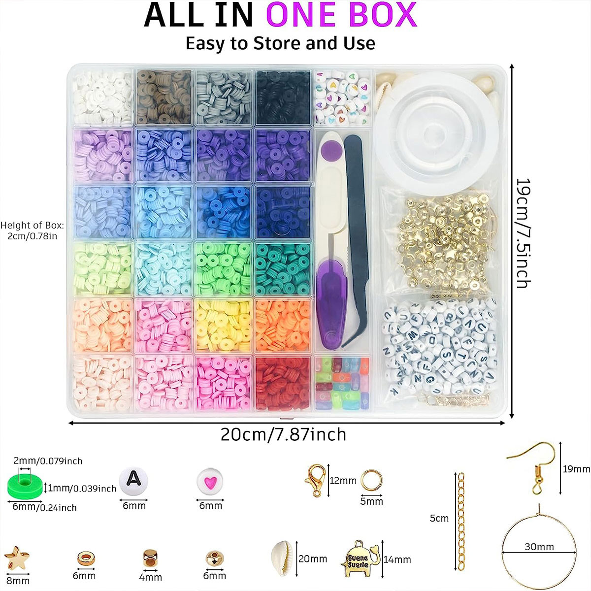 6000 pièces 24 couleurs perles - Jewelry Making Tutorials avis et prix