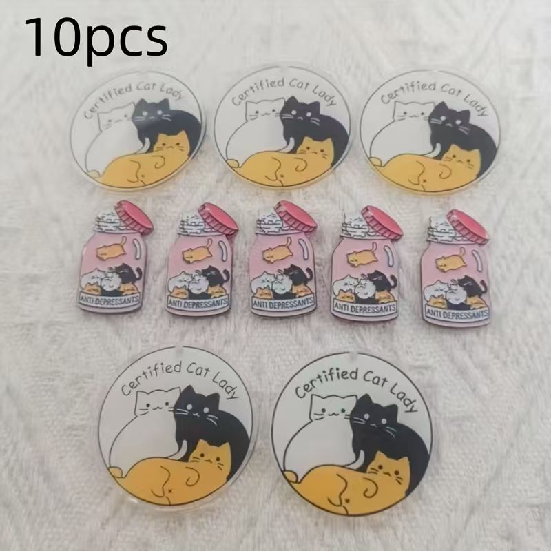 Pendentif chat mignon en acryl - Jewelry Making Necklaces avis et prix