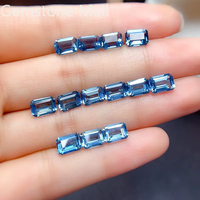 Topaze naturelle taille émerau - Jewelry Making In London avis et prix