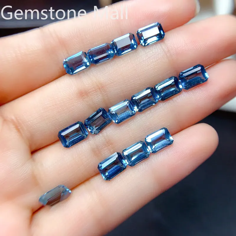 Topaze naturelle taille émerau - Jewelry Making In London avis et prix