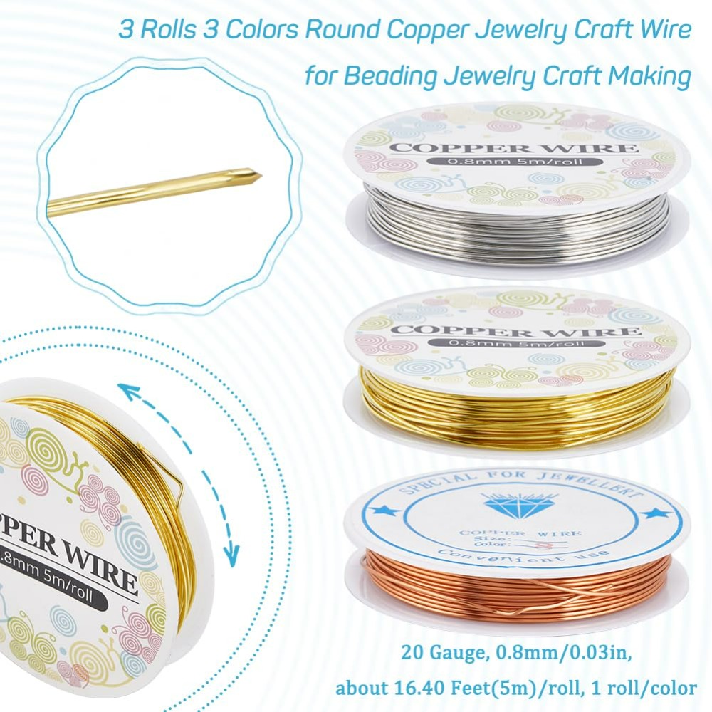 Fil de cuivre pur pour bijoux  - Jewelry Making Tutorials avis et prix