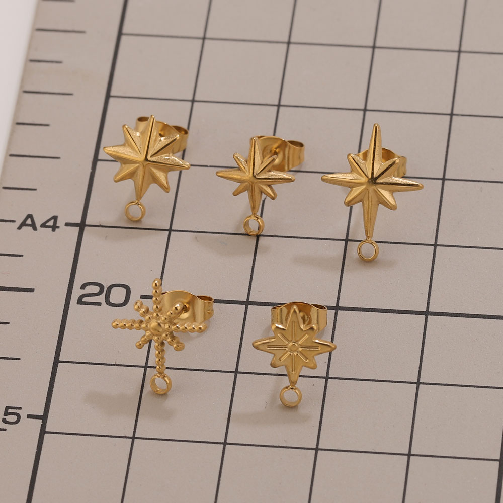 6 pièces Clous d'oreilles étoi - Jewelry Making Tutorials avis et prix
