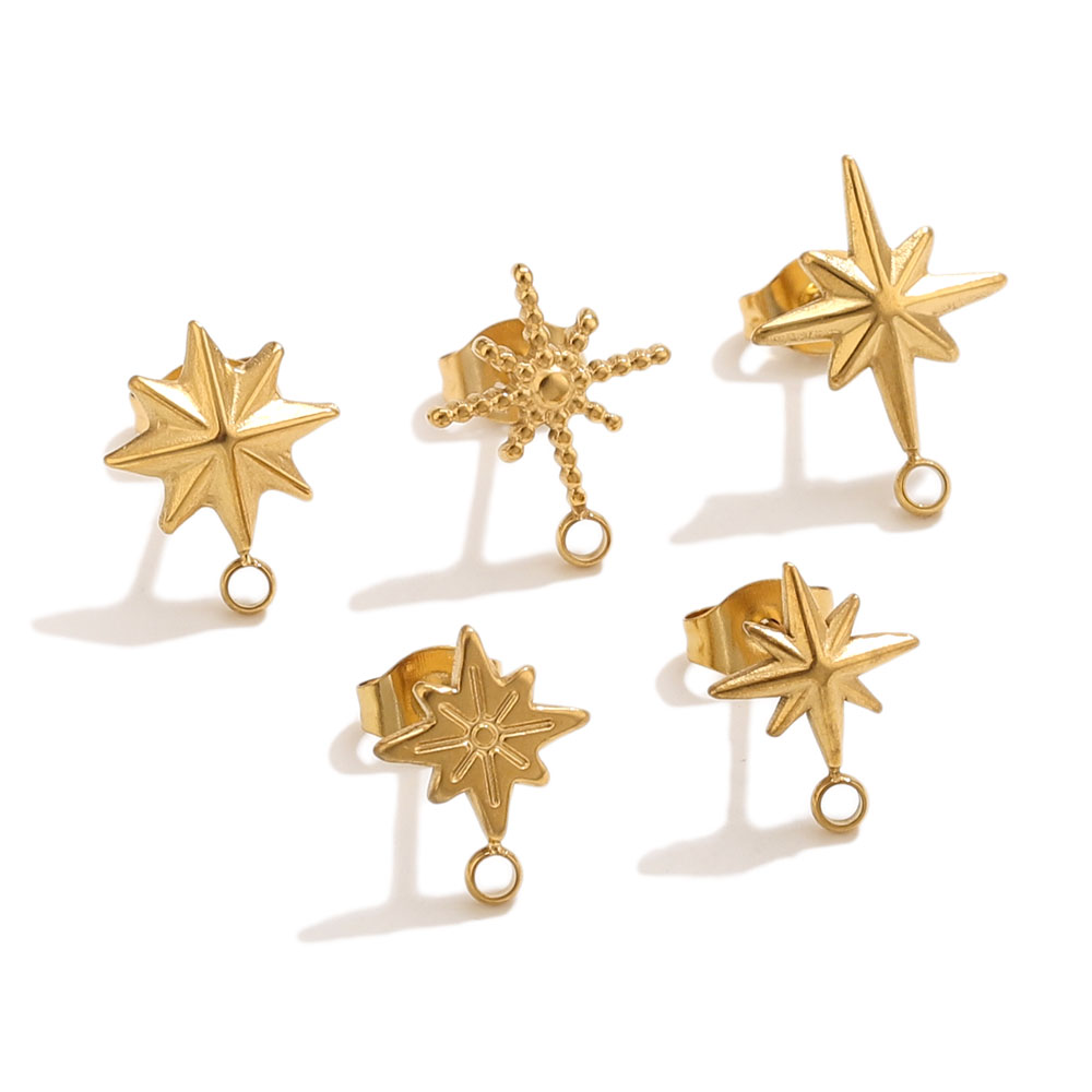 6 pièces Clous d'oreilles étoi - Jewelry Making Tutorials avis et prix