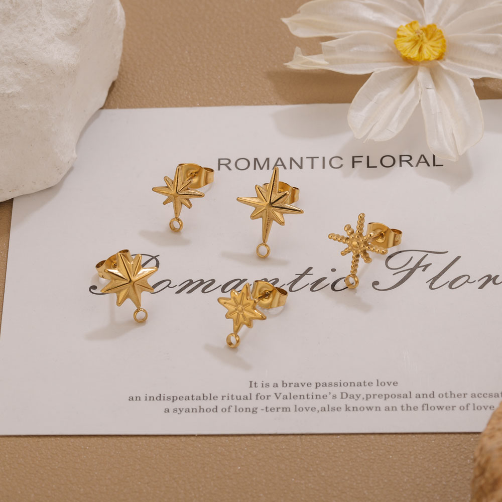 6 pièces Clous d'oreilles étoi - Jewelry Making Tutorials avis et prix