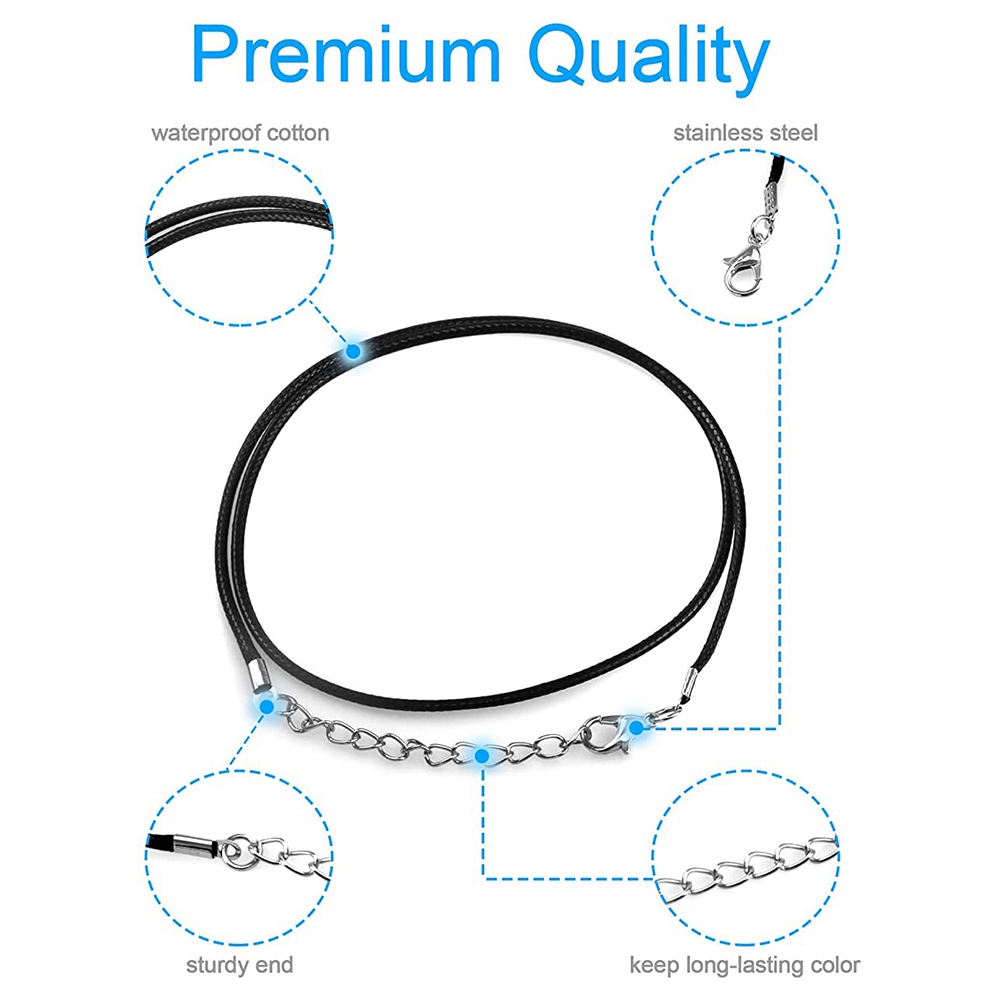 ABQR 24 pièces collier de cord - Jewelry Making Necklaces avis et prix