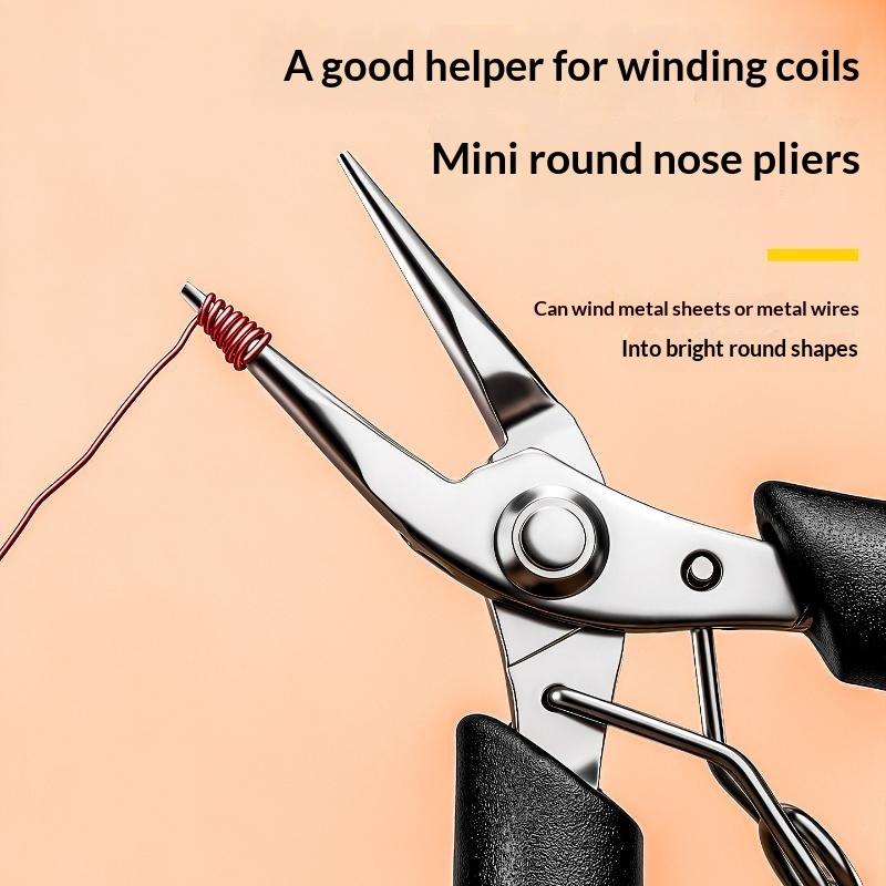 Mini-pince à bec courbé en aci - Jewelry Making Needle Nose Pliers avis et prix