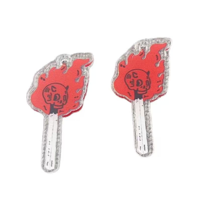 Pendentif tête de mort en acry - Jewelry Making Necklaces avis et prix