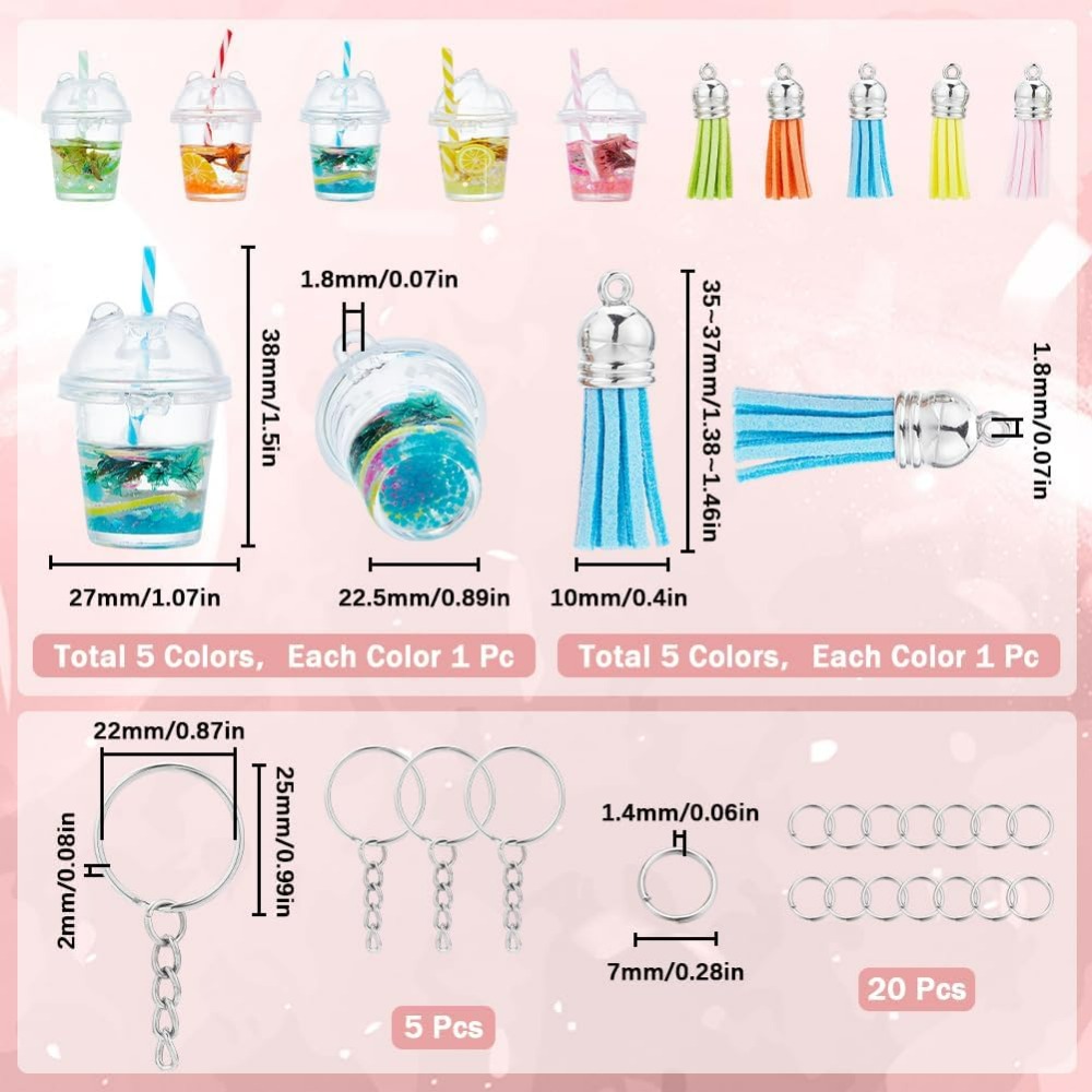 Kit porte-clés Bubble Tea, bre - Jewelry Making Chain avis et prix