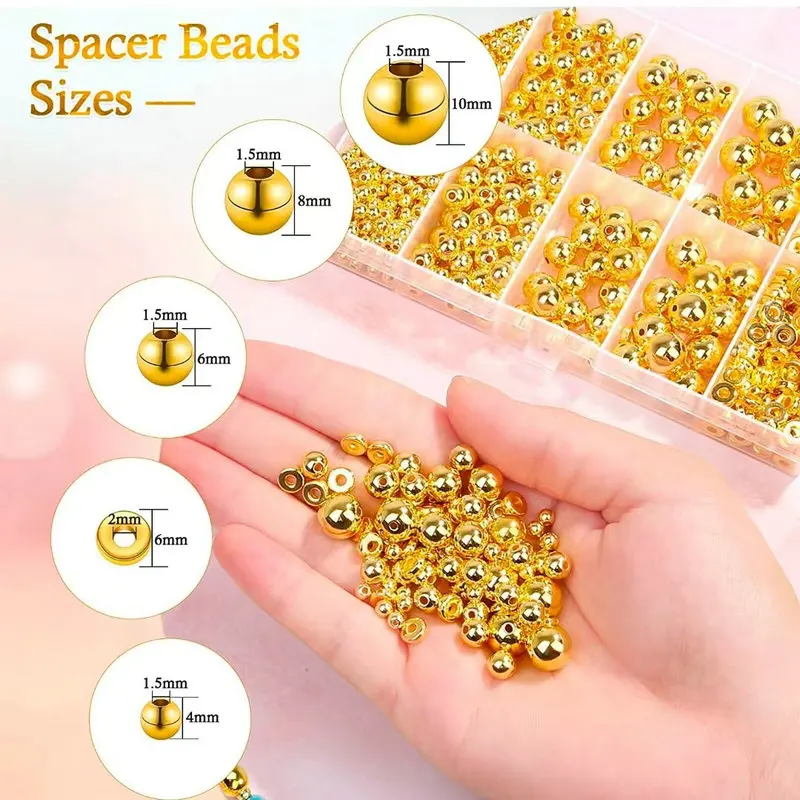 Kit de perles d'espacement dor - Jewelry Making Tutorials avis et prix