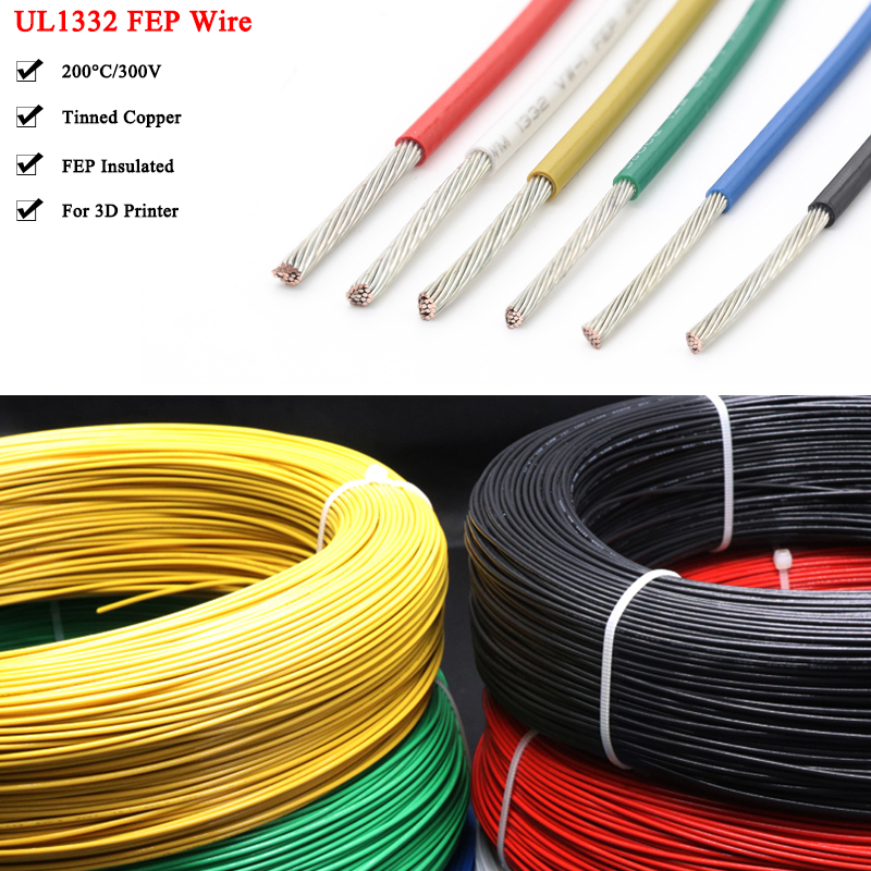 Fil PTFE UL1332 haute températ - Wire 22 Gauge Copper avis et prix