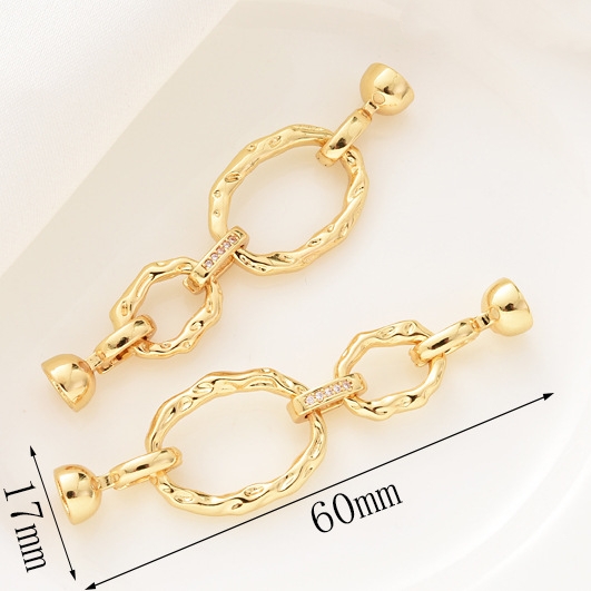 Attaches en zircon pour bracel - Jewelry Making Brass avis et prix
