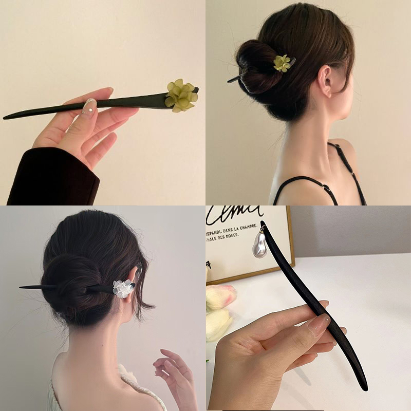 Bâtons de cheveux en bois de S - Jewelry Making With Beads avis et prix