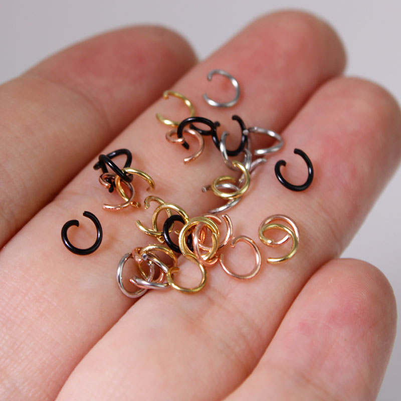 Anneaux de saut ouverts noirs  - Jewelry Making Diy Kit avis et prix