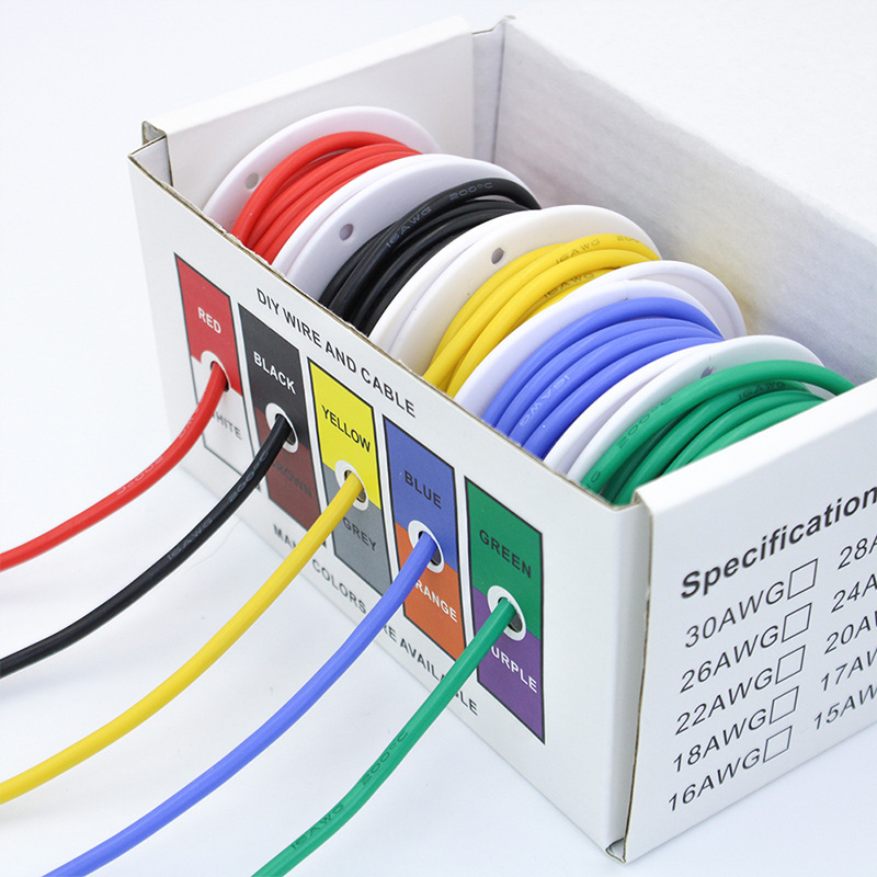 Fil électrique Flexible en Sil - Wire 22 Gauge Copper avis et prix