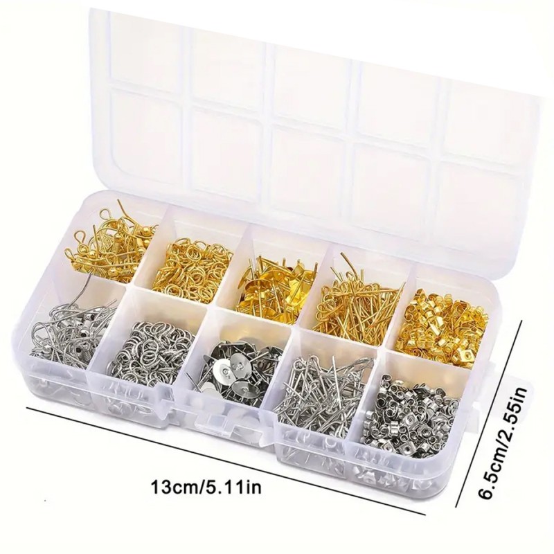 1 ensemble de crochets d'oreil - Jewelry Making Organizer Box avis et prix